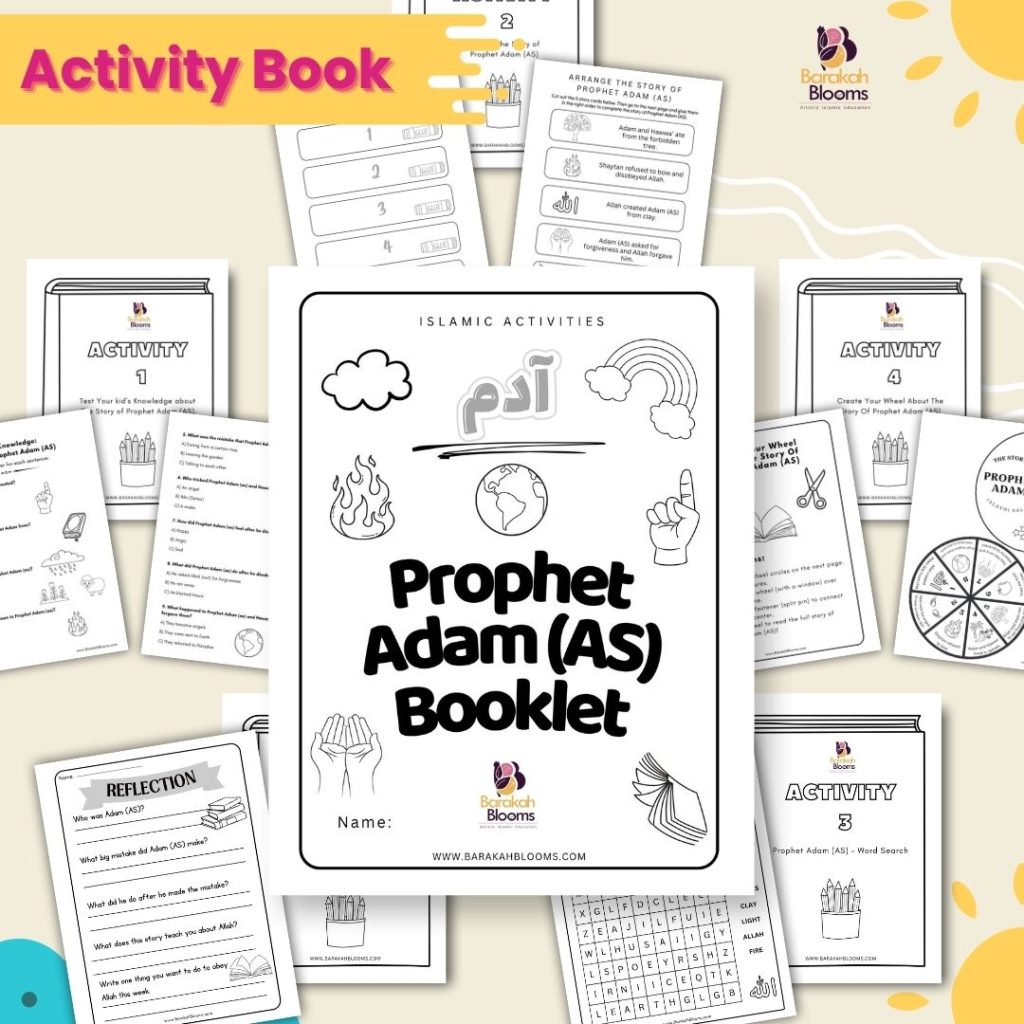 Prophet Adam Educator Pack for Muslim Kids – Islamic Studies Resource