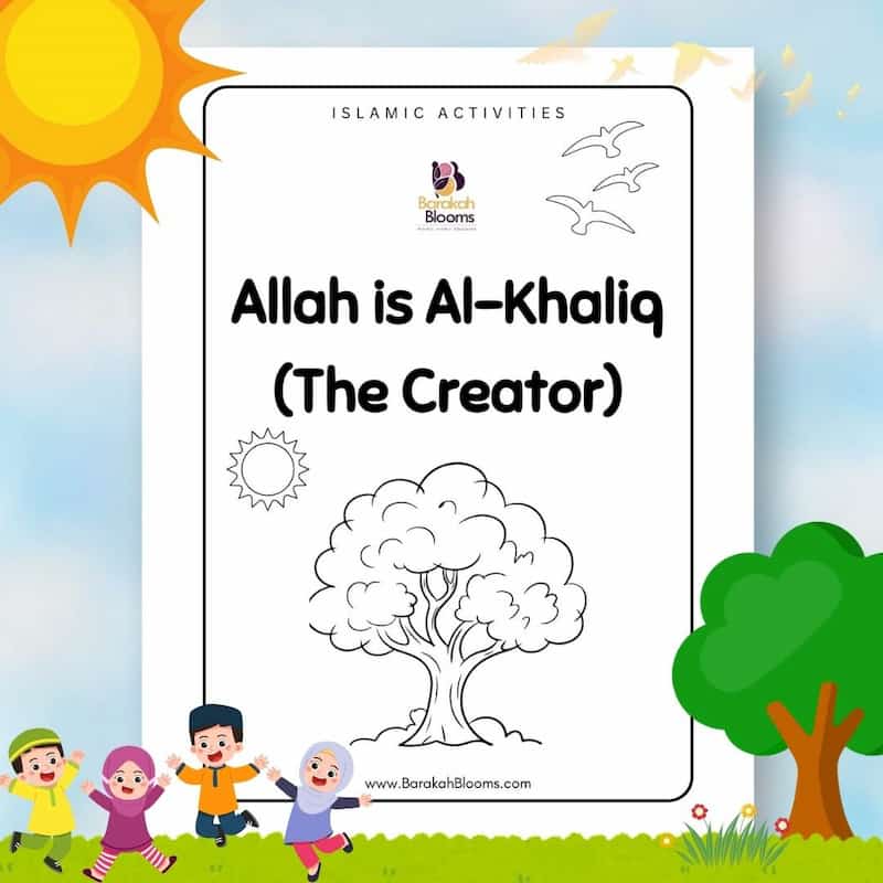 Allah Alkhaliq (the Creator) Activity book for Muslim kids Allah Alkhaliq (the Creator) Activity book for Muslim kids