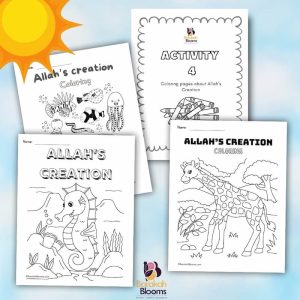 Allah Alkhaliq (the Creator) Activity book for Muslim kids