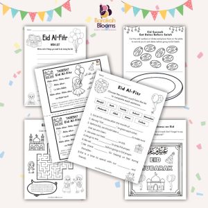 Eid Al-Fitr Activity Book for Mmuslim kids