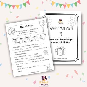 Eid Al-Fitr Activity Book for Mmuslim kids