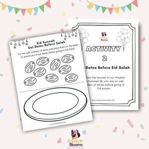 Eid Al-Fitr Activity Book for Mmuslim kids