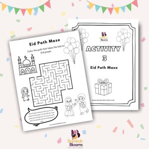 Eid Al-Fitr Activity Book for Mmuslim kids