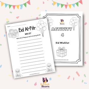 Eid Al-Fitr Activity Book for Mmuslim kids