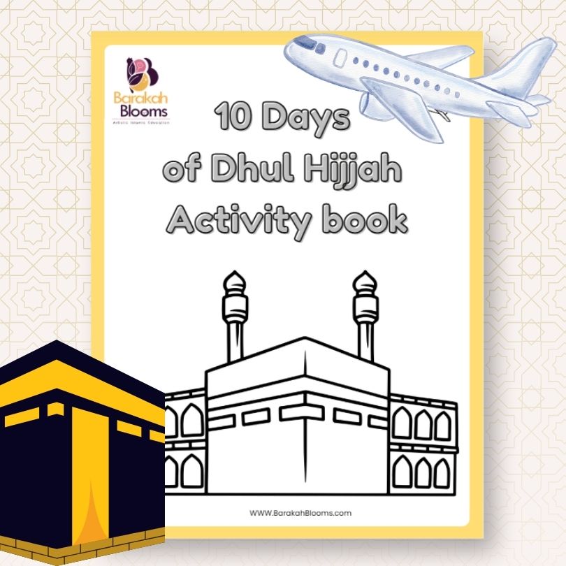 Hajj -Eid Aldha Activity Book for Mmuslim kids